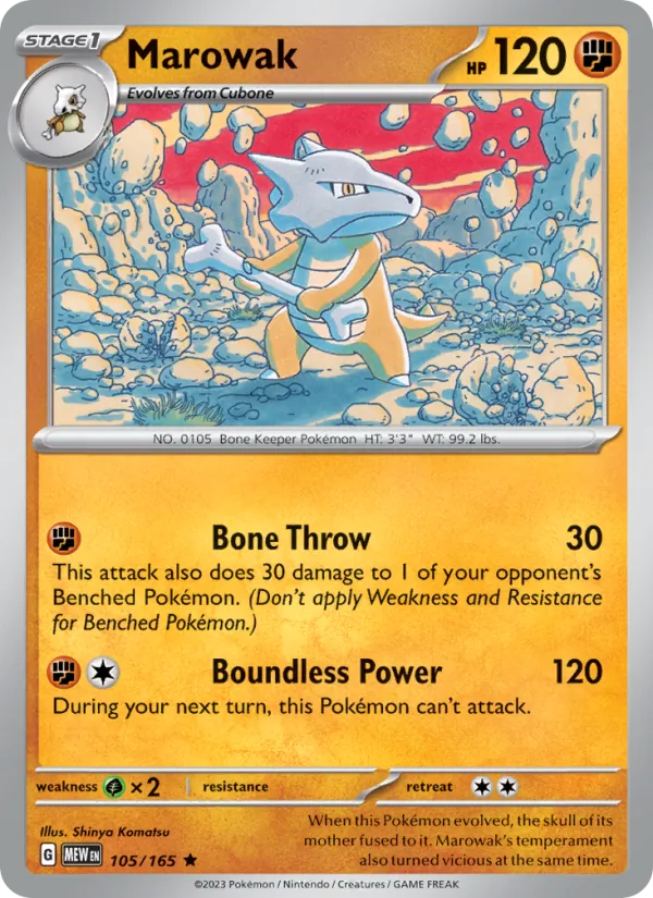 Marowak 151 105/165
