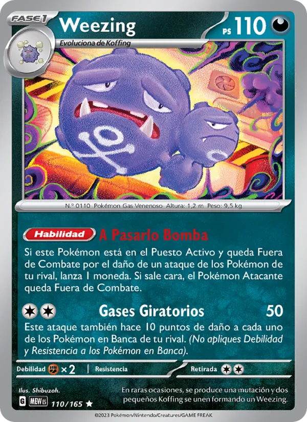 Weezing 151 110/165