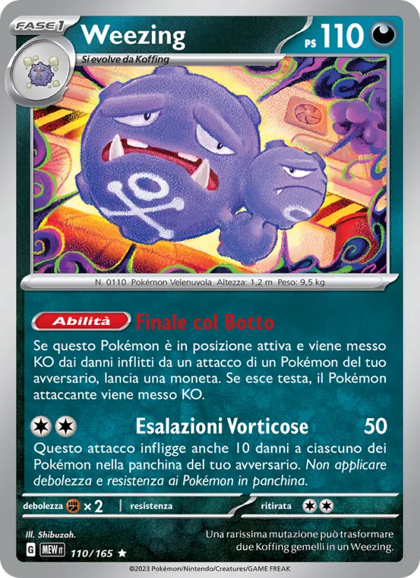 Weezing 151 110/165