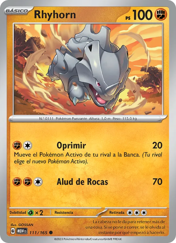 Rhyhorn 151 111/165