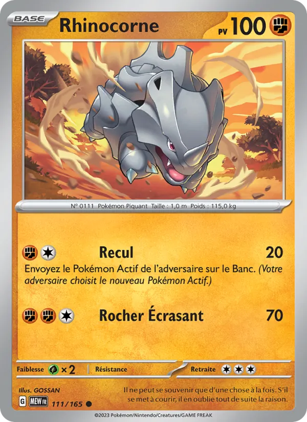 Rhinocorne 151 111/165