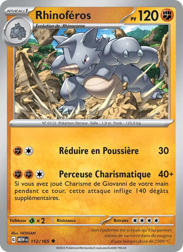 Rhinoféros 151 112/165