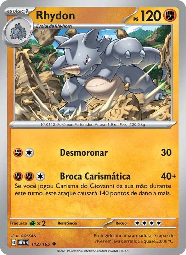 Rhydon 151 112/165