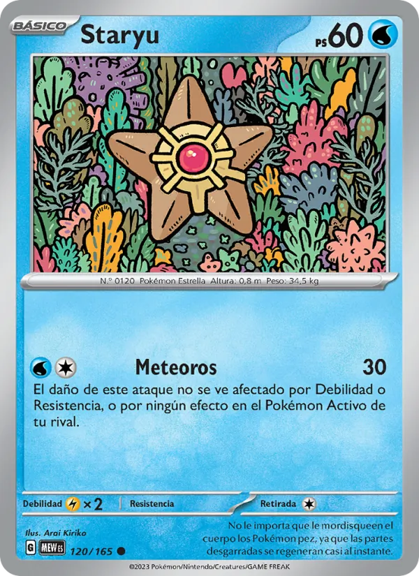 Staryu 151 120/165