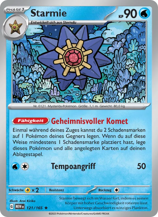 Starmie 151 121/165