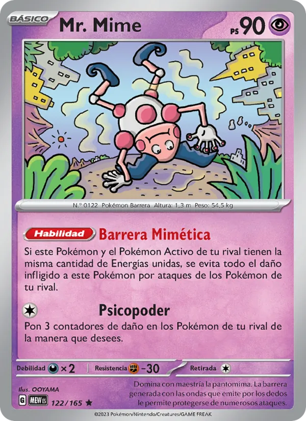Mr. Mime 151 122/165