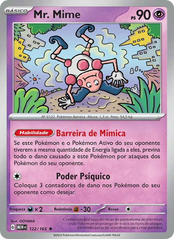 Mr. Mime 151 122/165