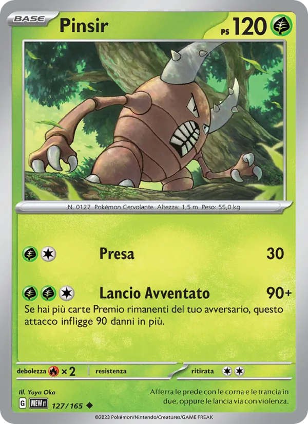 Pinsir 151 127/165
