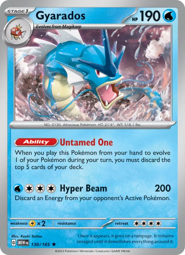 Gyarados 151 130/165