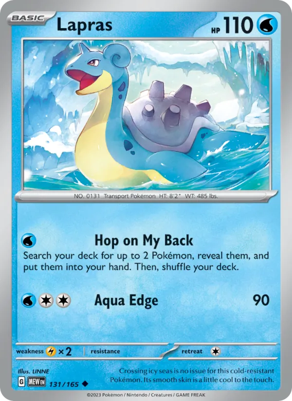 Lapras 151 131/165