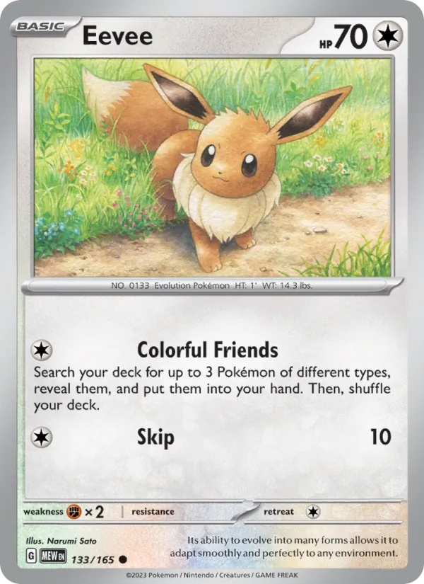 Eevee 151 133/165
