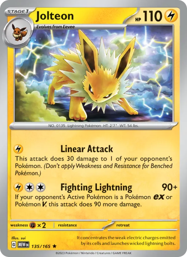 Jolteon 151 135/165