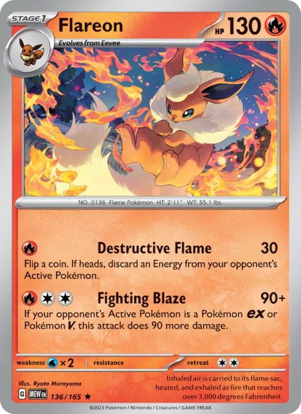 Flareon 151 136/165