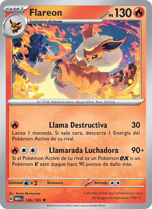 Flareon 151 136/165