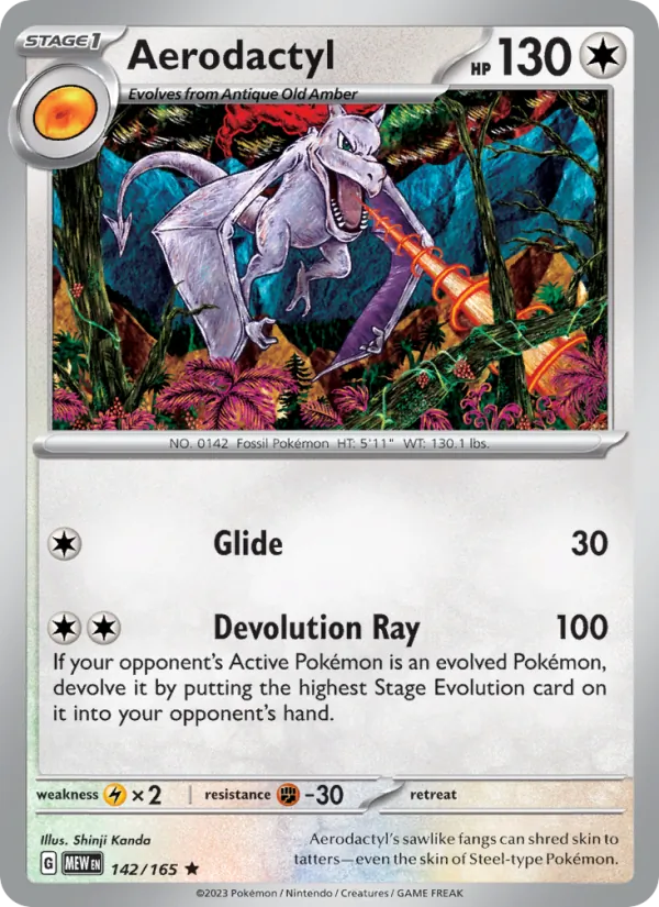 Aerodactyl 151 142/165