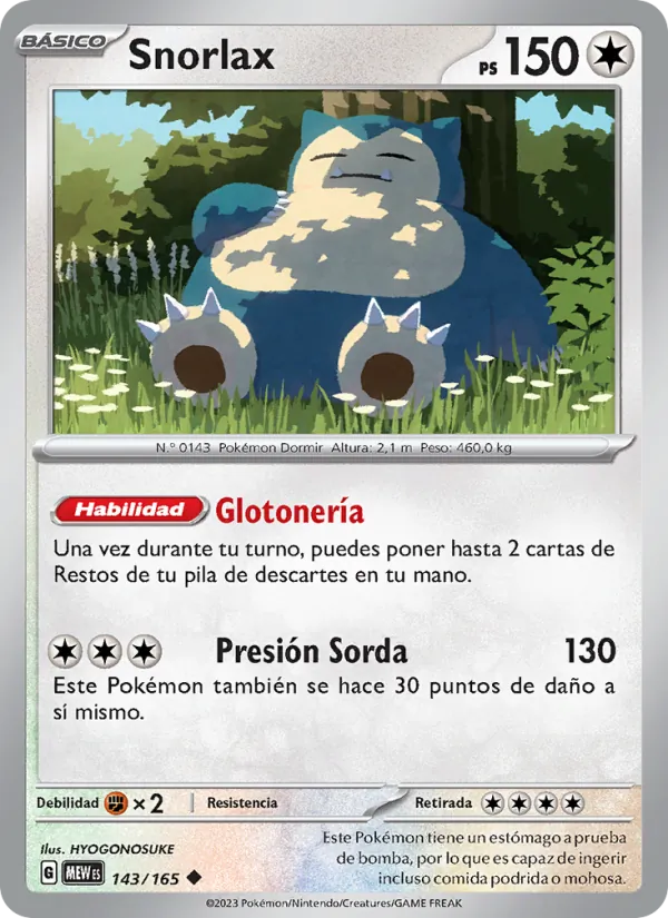 Snorlax 151 143/165