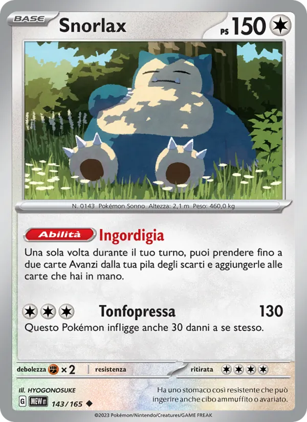 Snorlax 151 143/165