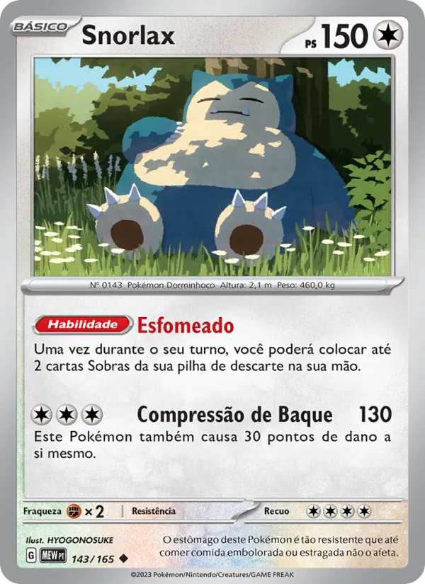 Snorlax 151 143/165