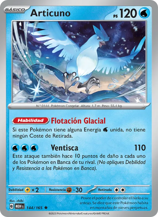 Articuno 151 144/165