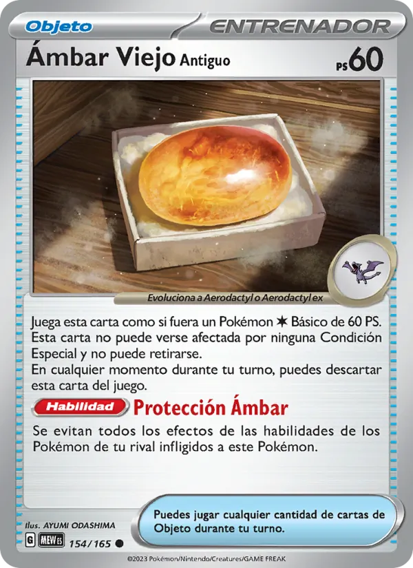 Ámbar Viejo Antiguo 151 154/165