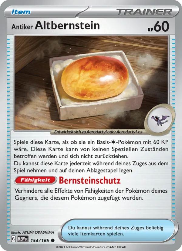 Antiker Altbernstein 151 154/165