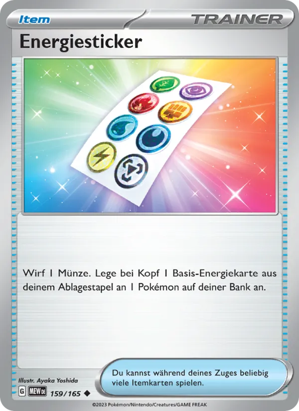 Energiesticker 151 159/165