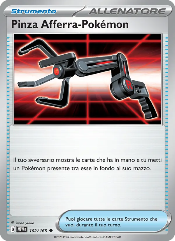 Pinza Afferra-Pokémon 151 162/165