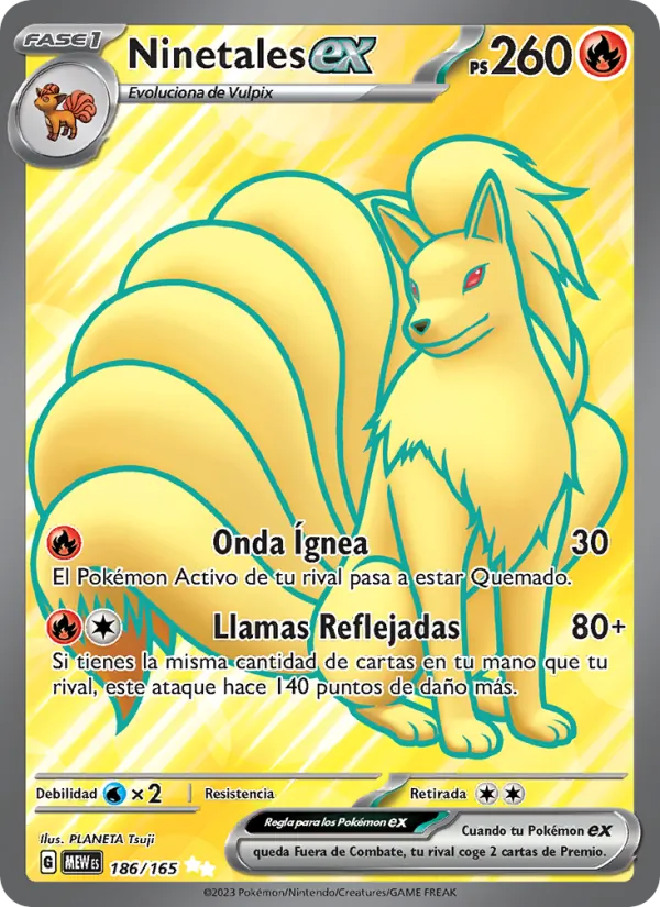 Ninetales ex 151 186/165