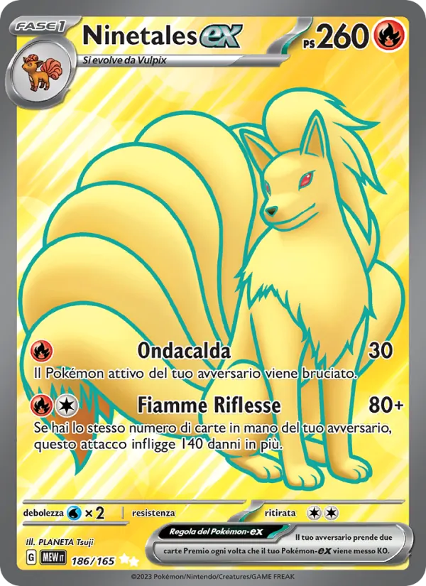 Ninetales-ex 151 186/165