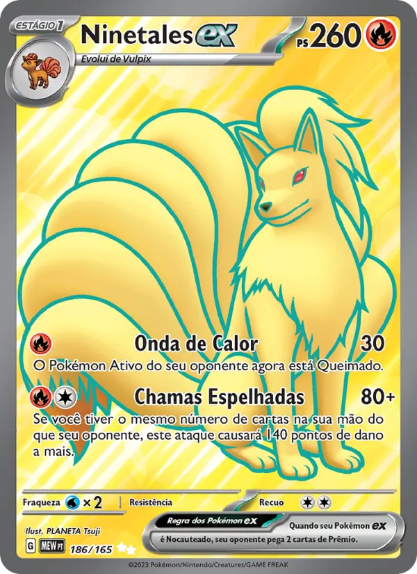 Ninetales ex 151 186/165
