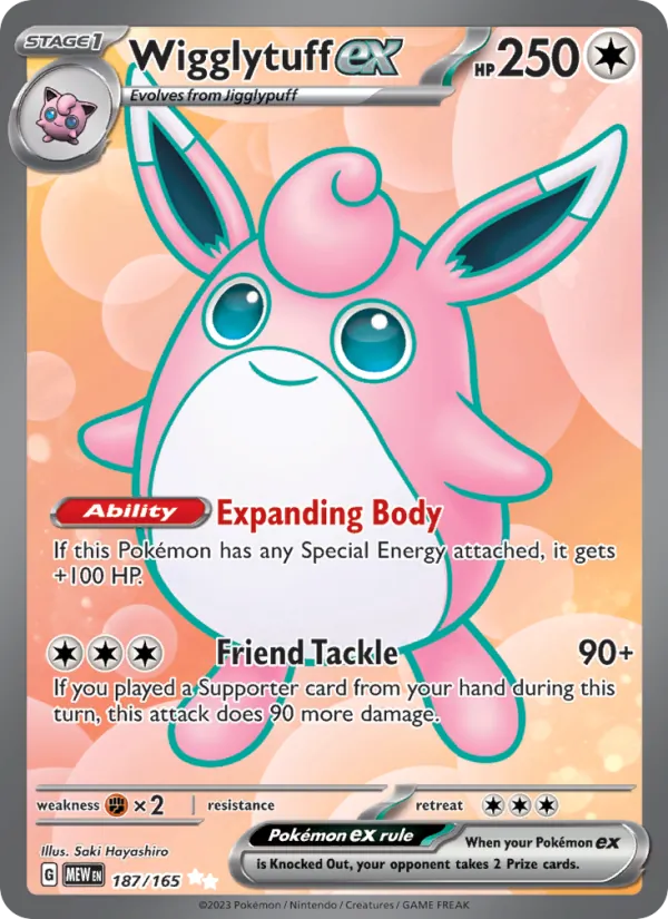 Wigglytuff ex 151 187/165