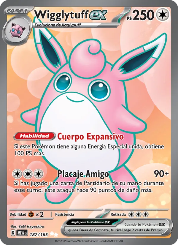 Wigglytuff ex 151 187/165