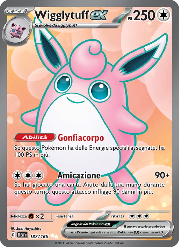 Wigglytuff-ex 151 187/165