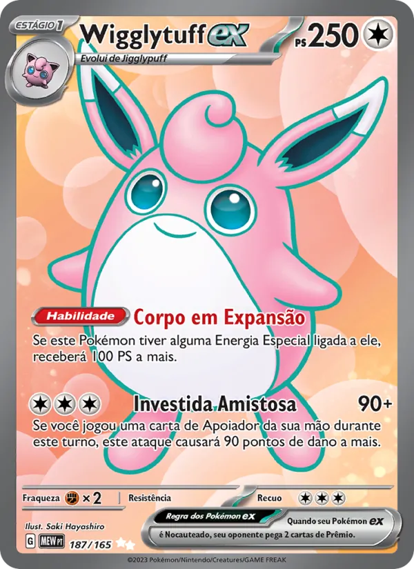 Wigglytuff ex 151 187/165