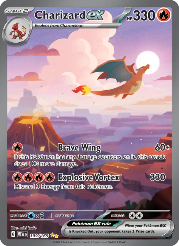 Charizard ex 151 199/165