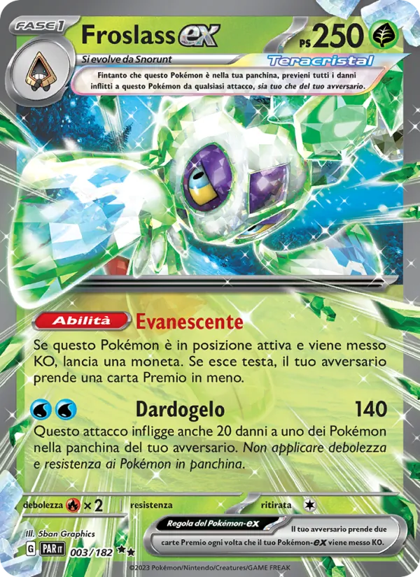 Froslass-ex Paradosso Temporale 003/182