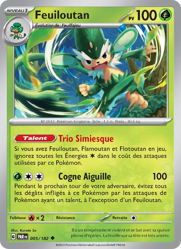 Feuiloutan Faille Paradoxe 005/182