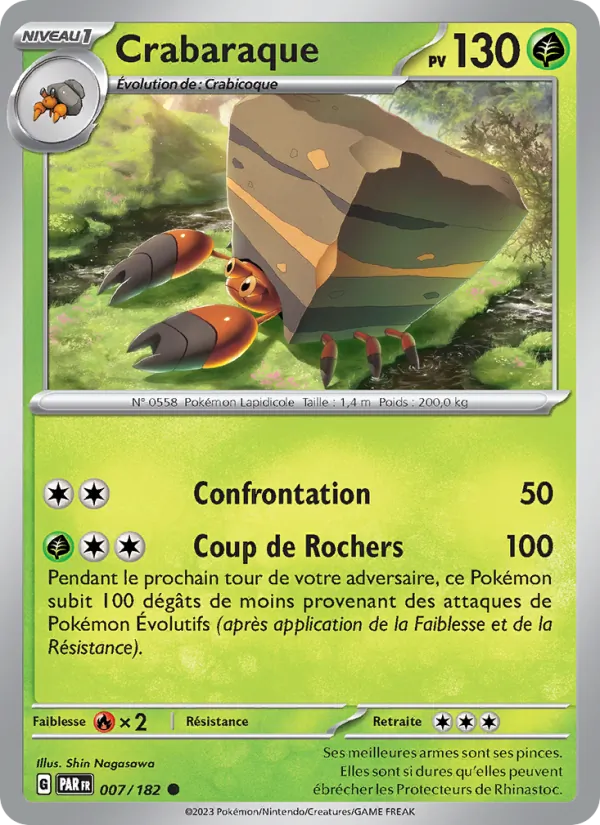 Crabaraque Faille Paradoxe 007/182