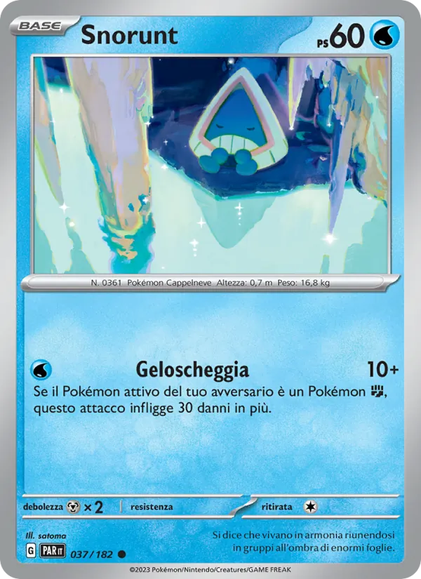 Snorunt Paradosso Temporale 037/182
