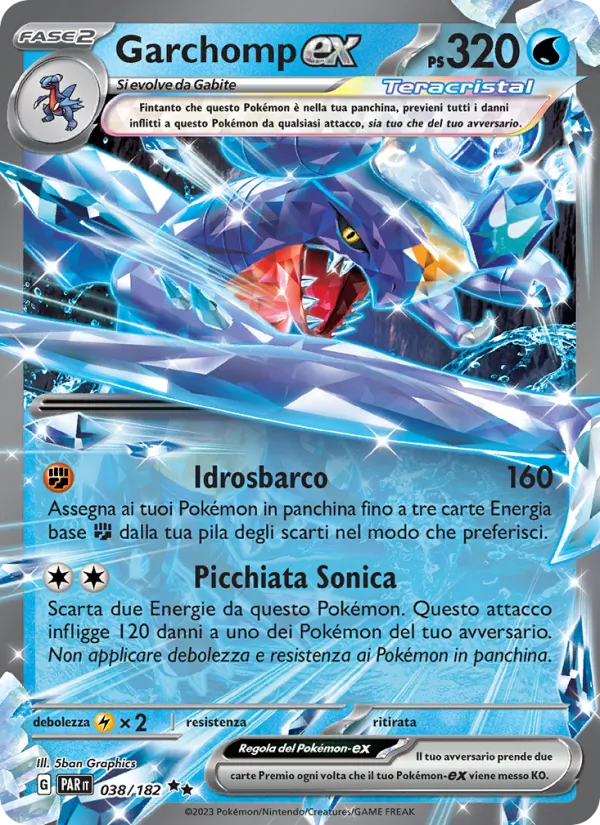 Garchomp-ex Paradosso Temporale 038/182
