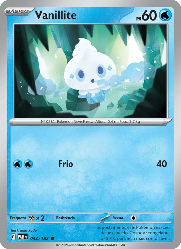 Vanillite Fenda Paradoxal 043/182