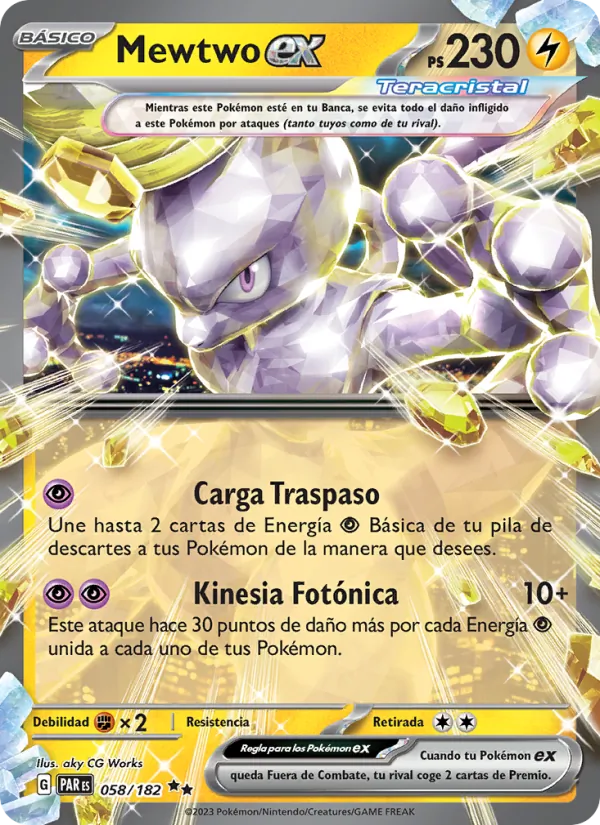 Mewtwo ex Brecha Paradójica 058/182