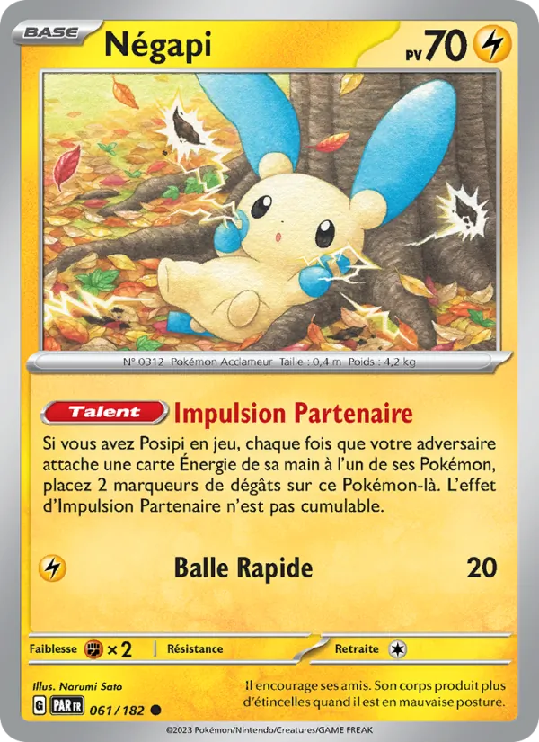 Négapi Faille Paradoxe 061/182
