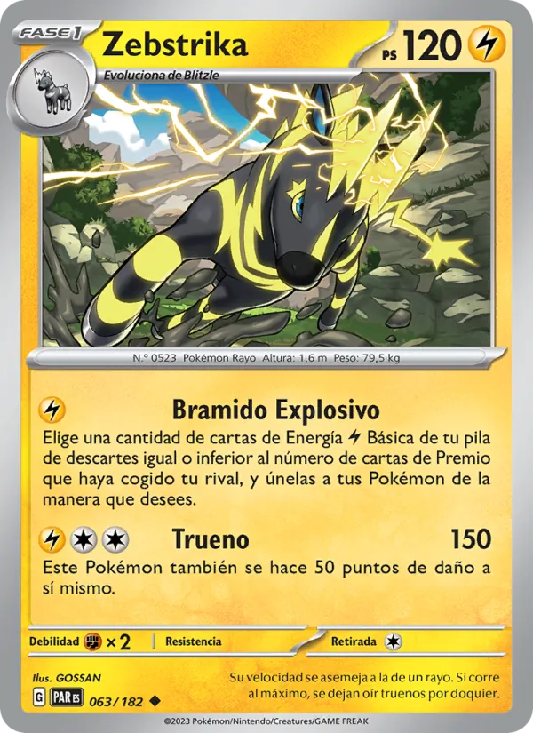 Zebstrika Brecha Paradójica 063/182