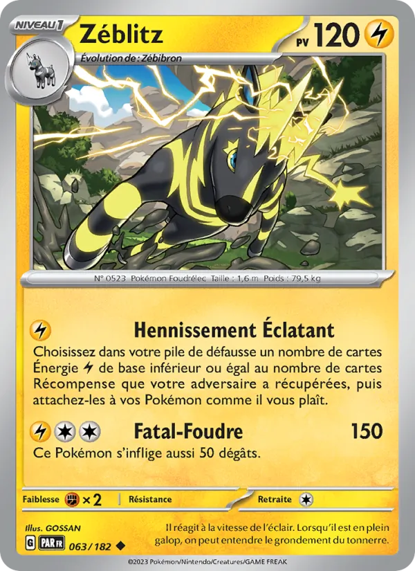 Zéblitz Faille Paradoxe 063/182