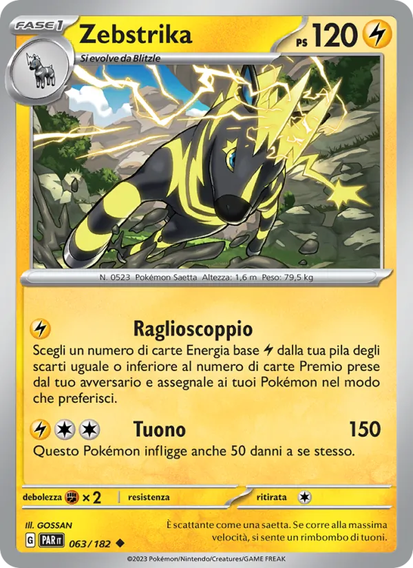 Zebstrika Paradosso Temporale 063/182