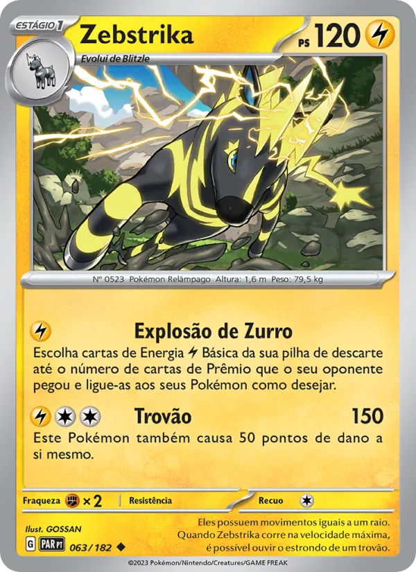 Zebstrika Fenda Paradoxal 063/182