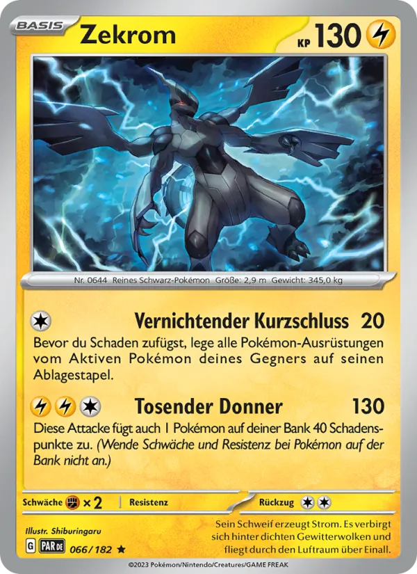 Zekrom Paradoxrift 066/182