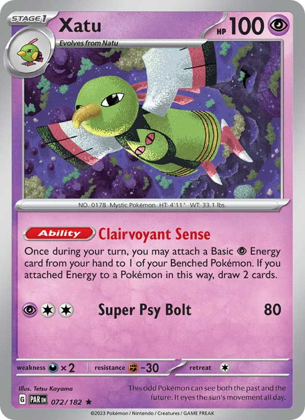 Xatu Paradox Rift 072/182