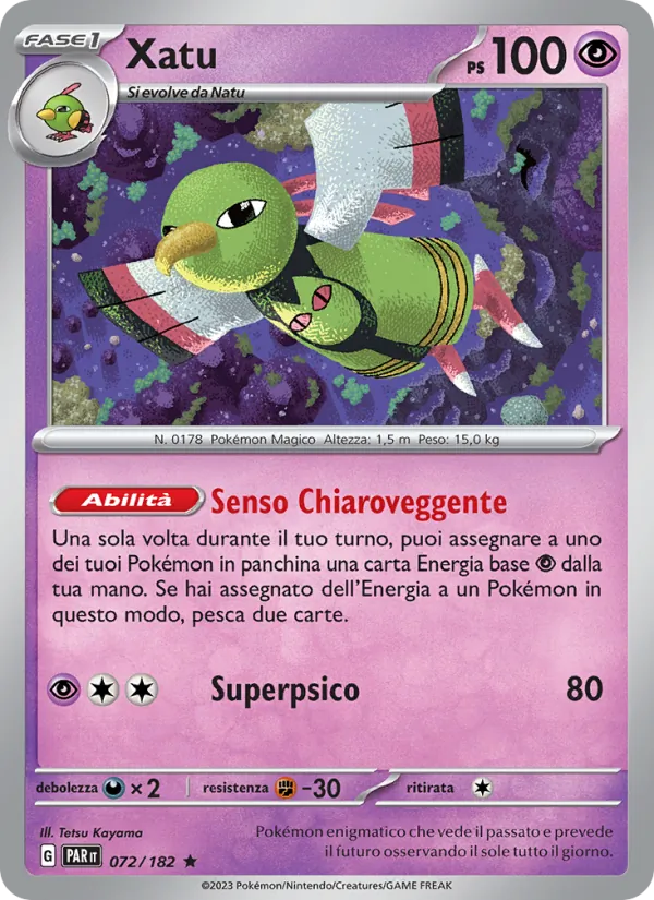 Xatu Paradosso Temporale 072/182